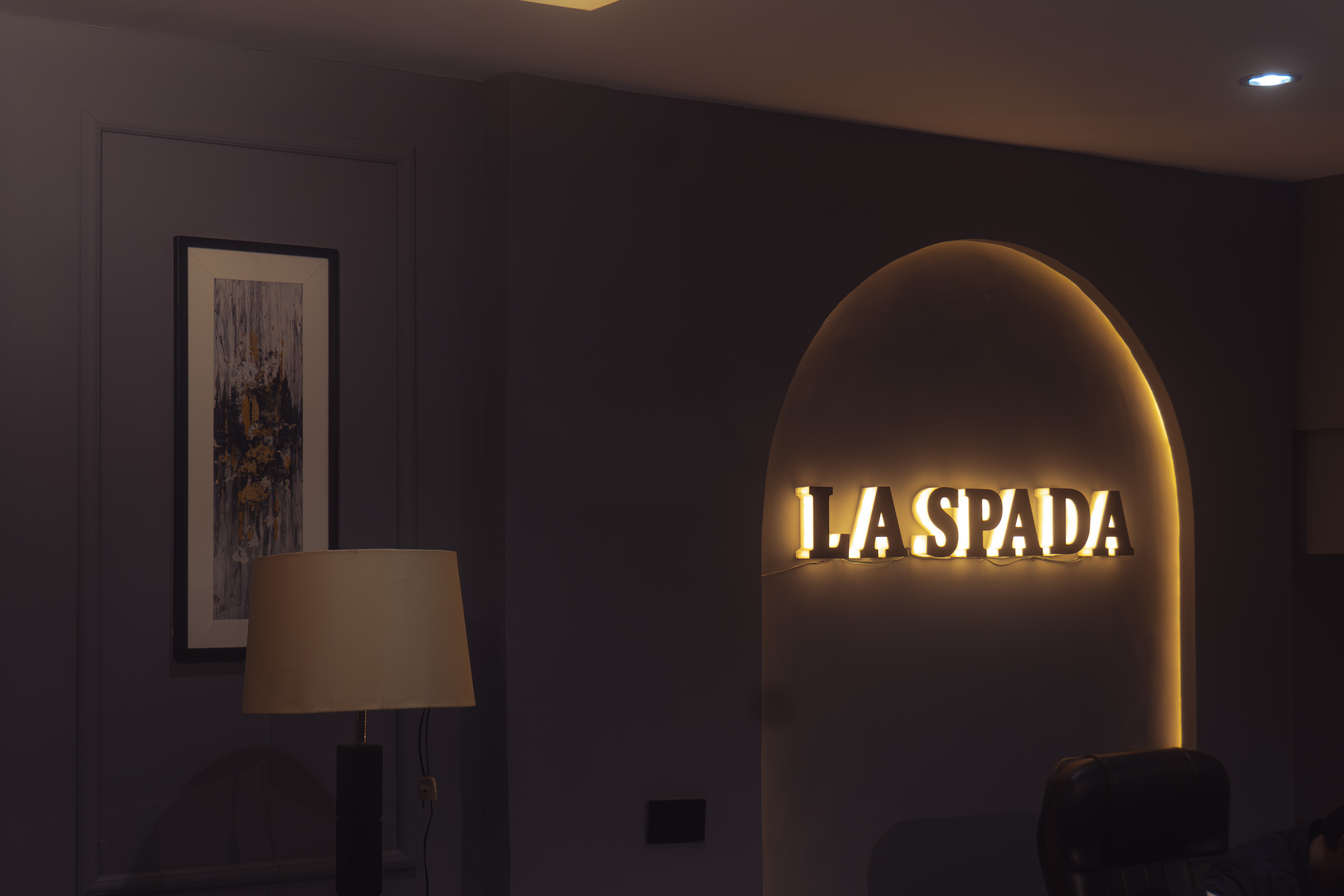 LaSpada barbershop interior